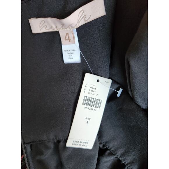 NWT Anthropologie Hutch Tiered Velvet Floral Wide Leg Jumpsuit Size 4 #8F502 - Picture 8 of 10